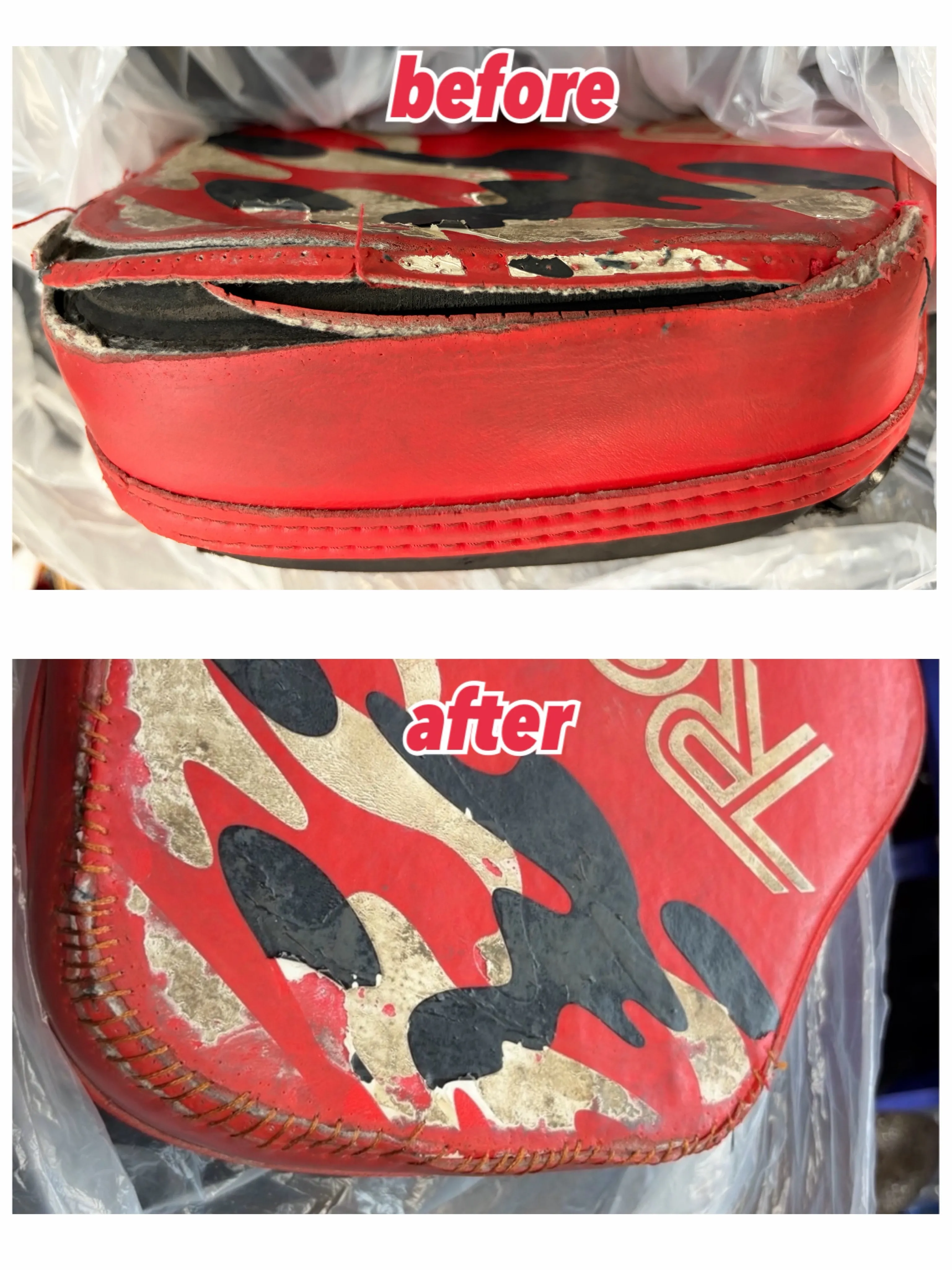 ホッケー🏑のGKグローブを補修しました✨